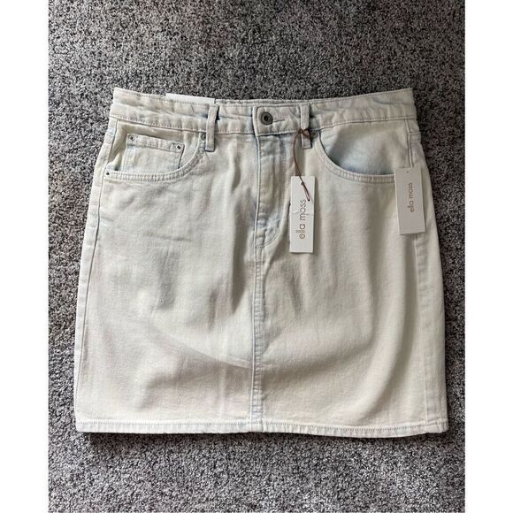 ❤️Ella Moss High Rise Denim Mini Skirt Sz29 - Picture 1 of 6
